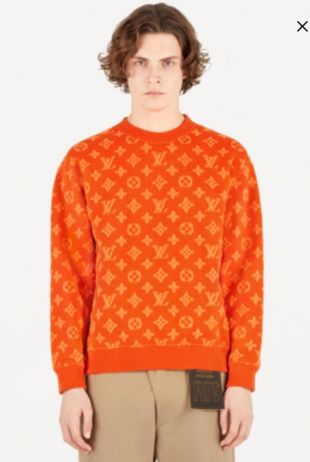 Louis Vuitton, Sweaters, Orange Louis Vuitton Sweater