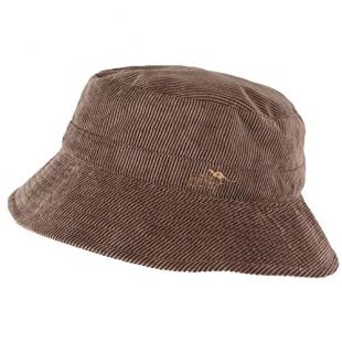 Aussie Apparel Chapeau Bob Marron en Velours roulable - Mixte