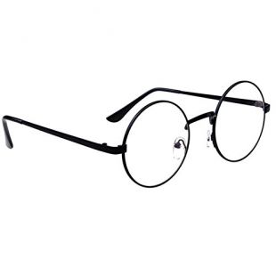 everso Lunettes Rondes Monture Métalliques Retro Années Soixante