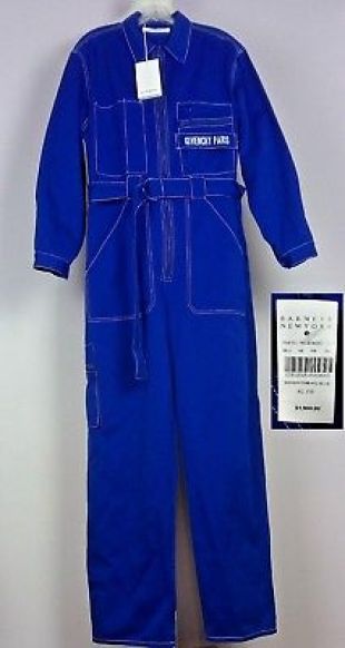 Logo-Embroidered Cotton Band Jumpsuit