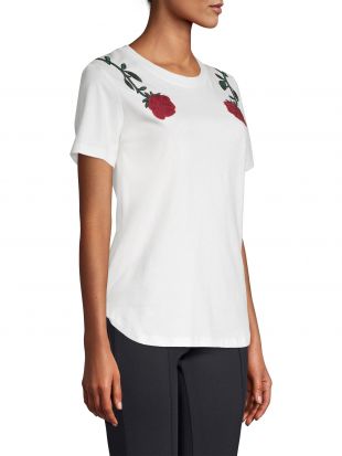Roses Embroidery Tee