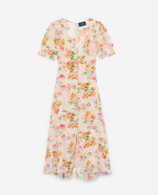The Kooples France    Robe longue fluide imprimé floral