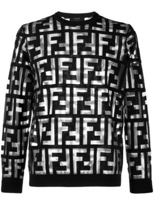 Fendi - Fendi Pull à Motif Monogrammé