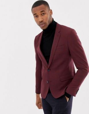Red blazer jacket worn by Ed Sheeran as seen in his Antisocial music video  feat. Travis Scott | Spotern