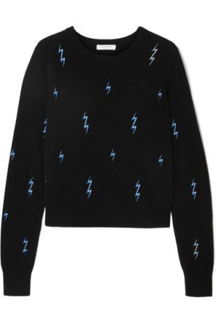 Equipment - Shirley embroidered cashmere sweater