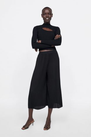 Zara pantalon plissé
