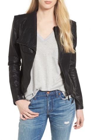 Faux Leather Jacket