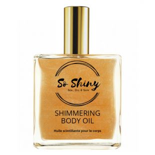 Huile scintillante pour le corps (peaux claires)   100ml   Soshiny