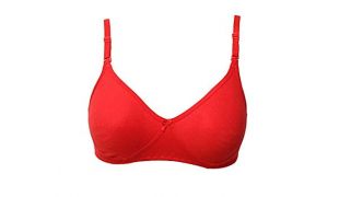 Romano Classy Full Cup Non Padded Red Bra