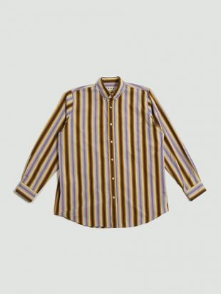 Marni Degrade stripe shirt lilac/brown