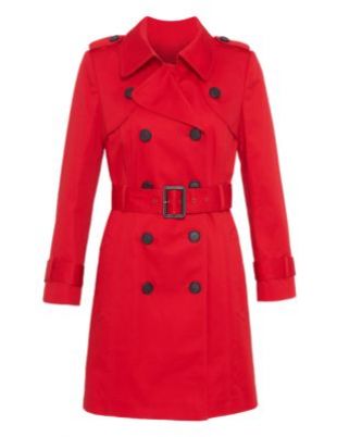 Petite Pure Cotton Double Breasted Belted Trench Coat with Stormwear™