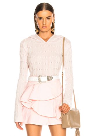 Chloe Cashmere Hoodie In Luna