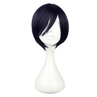 Perruques de Cosplay Noragami Yato Violet Court Anime Perruques de Cosplay 30 CM Féminin