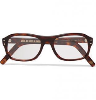 KINGSMAN + Cutler And Gross Square-Frame Tortoiseshell Acetate Optical Glasses