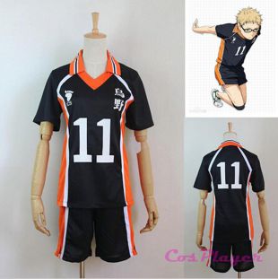 Nouvelle Arrivée Anime Karasuno Lycée Club Haikyuu!! Cosplay Costume Tsukishima Kei No 11 Maillots