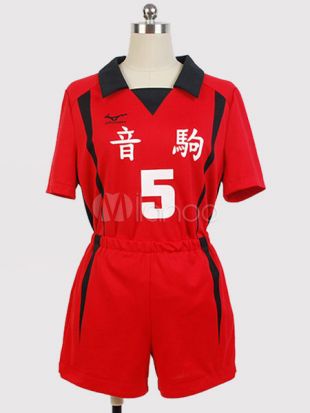 Haikyuu !! Nekoma haute Katsuhito Tetsurou Cosplay Costume NO.5 volley-ball maillot