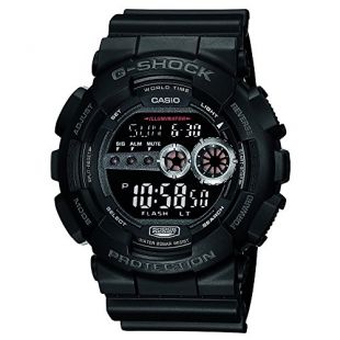 Casio Men's GD100-1BCR G-Shock X-Large Black Multi-Functional Digital Sport W...