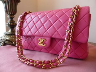Chanel - Chanel Timeless Classic 2.55 Medium Flap Bag in Fuschia Pink ...