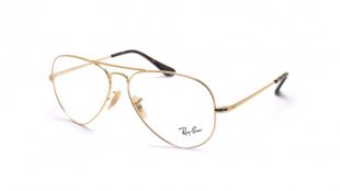 Ray-Ban Aviator Optics Or RX6489 RB6489 2500 58-14 | Prix 77,95 € | Visiofactory