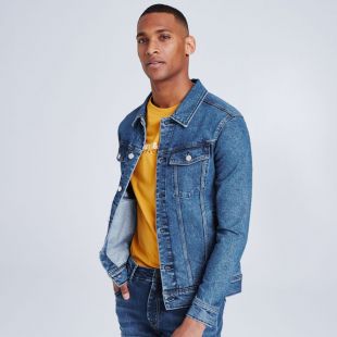 Jules Blouson denim Stone Homme