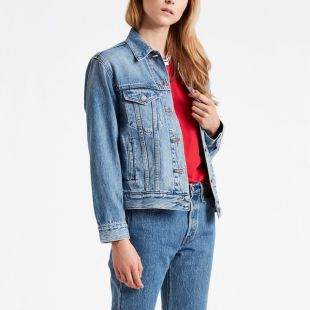 Levi's Veste en Jean Ex Boyfriend Trucker