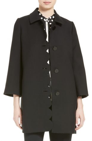 Kate spade scallop clearance coat