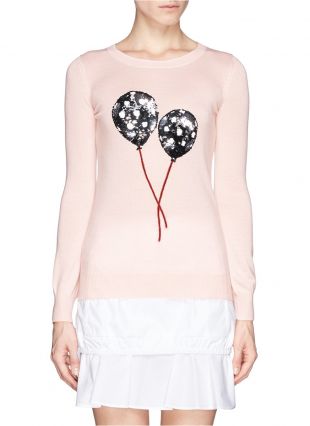 'Polka Dot Ballonns' Sequin Emma Sweater