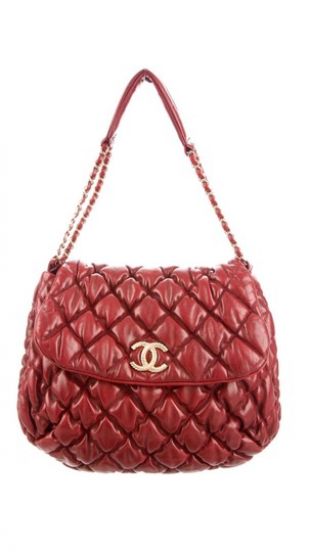 Bubble Quilt Flap Bag