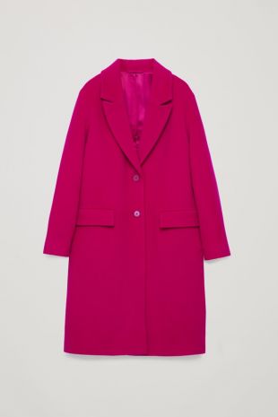 Coat with Oversized Lapels