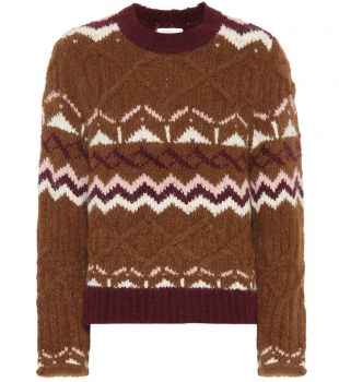 See by Chloe - Fair Isle Alpaca-blend Sweater