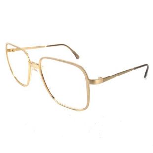 oversize lunettes carrées | Lottet France Vintage | montures de lunettes or
