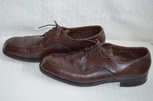 Lacet de cuir marron classique dans le « Florsheim » Oxford   10 1/2 homme