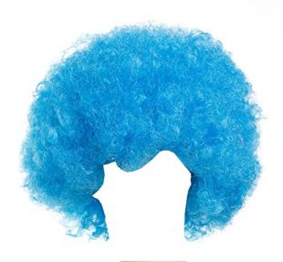 Gorse Halloween Costume Wig Cosplay Afro Clown Wig Party Funky Style for Men and Women (Green)