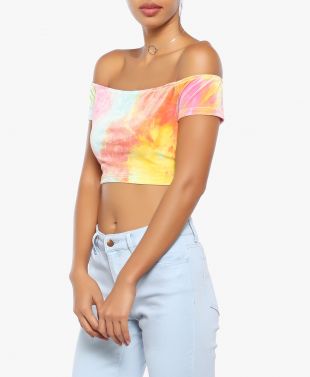 Velvet Off-the-Shoulder Top