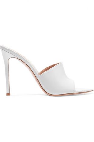 Leather mules