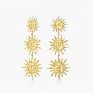 Three Suns Earrings