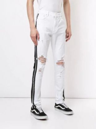 Amiri Jean Skinny à Effet Usé - Farfetch
