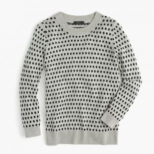 Tippi Sweater in Jacquard Dot