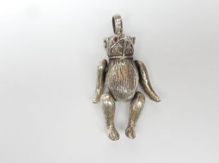 Pendentif En Argent Massif Vintage - Pièce Unique D'Occasion - Bon état Général