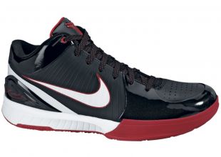 Kobe 4 Black White Varsity Red