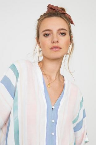 THEA - PASTEL WATERCOLOR STRIPE