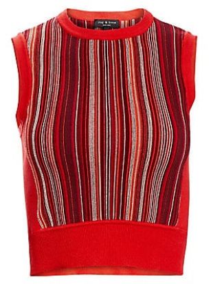 Lisse Stripe Knit Tank Top
