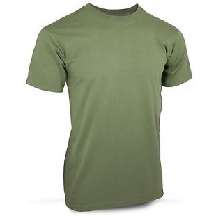 Military Army Cadet Cotton Plain T-Shirt