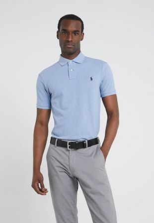 Polo bleu claire raph lauren