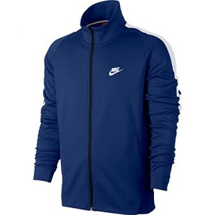 Nike - Nike Mens N98 Tribute Track Jacket Deep Royal Blue/White 861648 ...