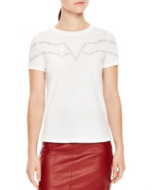 Lilou Lace-Inset Tee