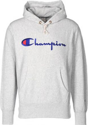 sweat à capuche gris Champion