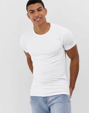 T-shirt confort moulant - Blanc