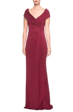 La Femme Ruched Jersey Gown | Nordstrom