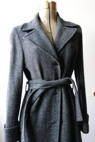 Caban gris/dos femmes